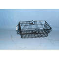 Wire mesh shopping basket